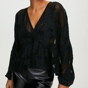 Wilfred Peplum Blouse